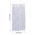 thumbnail image 4 of 1pcs Set 9.8ft Gold Aluminium Foil For Birthday Party Photo Backdrop Fringe Curtain Tinsel Curtain Backdrop Streamers Party 1pcs Set 9.8ft Gold Aluminium Foil Photo Backdrop For Birthday Party Stream, 4 of 8