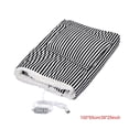 thumbnail image 3 of TIMIFIS Couverture Chauffante Essentiels pour la Maison Réglage de Température à Trois Vitesses Couverture Électrique USB Couverture Chauffante de Bureau à Rayures Réchauffement Couverture Chauffante Simple Hiver 5V Genouillère, 3 of 7