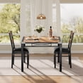 thumbnail image 2 of Yiwa Modern Dining Table and 2 Chair Set, Compact Space-Saving Furniture for Apartments and Small Spaces, 2 of 8