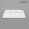 thumbnail image 2 of Heat Imitation Porcelain Compartment Fast Food Trays Specifically Designed For School And Unit Canteens Commercial Grade Tableware round Place Mats round Small Kitchen Table Set for 4 Plate Mat Set 4, 2 of 4