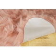 thumbnail image 4 of H-Luxe 2'X3' Gordon Faux Sheepskin Rug, 4 of 4