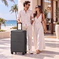 thumbnail image 3 of Jetstream Southbound 24 Inch Hardside Medium Checked Luggage, Spinner Suitcase with TSA Lock, 3 of 12
