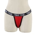 thumbnail image 4 of Ketyyh-chn99 sous-Vêtements Femme Culottes Taille Haute sous-Vêtements Femme Bikini 2024 Rouge,P, 4 of 5