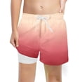 thumbnail image 1 of MIASHUI Pantalons Garçons Mode Décontractée Maillots de Bain Doublure de Compression Shorts Extensibles pour Jeu Actif et Natation, 1 of 3