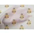 thumbnail image 4 of oneOone Cotton Poplin Fabric Leaves & Floral Block Printed Craft Fabric BTY 42 Inch Wide, 4 of 5