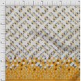 thumbnail image 1 of oneOone Polyester Lycra White Fabric Geometric Panel Craft Projects Decor Fabric Printed By The Yard 56 Inch Wide, 1 of 4