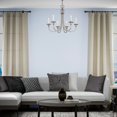 thumbnail image 2 of Livex Lighting Cranford 6 Light Chandelier, 2 of 5