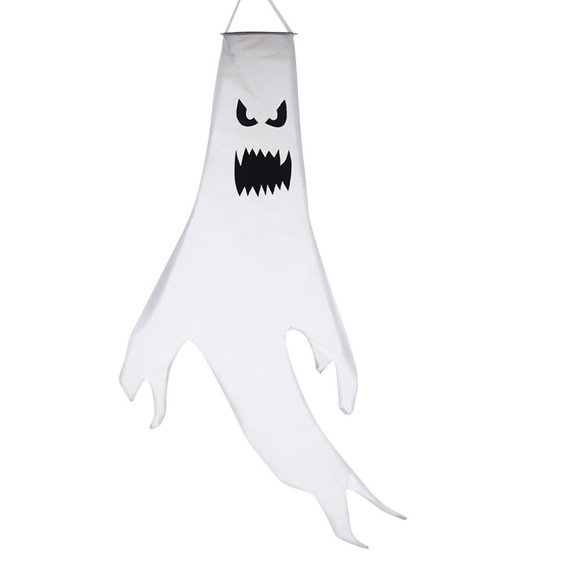 Halloween Ghost Windsocks Hanging Decorations Flag Wind Socks For Outdoor Decor
