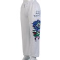 thumbnail image 4 of Pantalon Grand Extensible pour Femmes Mélange Coton Bas Imprimé Taro, 4 of 5
