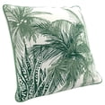 thumbnail image 4 of HOMETRENDS 16" x 16" Palms Outdoor Toss Cushion, Fade Resistant, 4 of 9