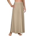 thumbnail image 2 of Women's Shadowline 4711628 Flare Half Slip 28 Inch (Black 2X), 2 of 4