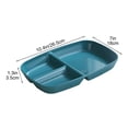 thumbnail image 4 of TTJ Dinner Plate Bento Lunch Box Reusable 3 Compartment Food Container for Meal Prep Office Lunch Travel Picnics and Portion Controlled Storage, 4 of 8