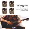 thumbnail image 3 of 4Pcs Electric Guitar Knobs Metal Volume Tone Control Dome With Wrench Guitar Tone Volume Knobs For Beginner Or Professional Musician, 3 of 8