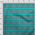 thumbnail image 2 of oneOone Viscose Chiffon Fabric Geometric|Leaves & Floral Block Print Fabric BTY 42 Inch Wide, 2 of 4