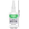 thumbnail image 3 of Binwennn 50mL Functional Glue Wood Glass Ceramic Special Transparent Quick Drying Glue Universal Glue Face Jewelry Glue Leaf Glue Glue for Metal to Metal 30 Glue Sticks Rhinestone Fabric Glue Tire, 3 of 7