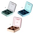 thumbnail image 3 of Transemion Pill Box Health Care Tablet Storage Container Dispenser Daily Tablets Holder Travel Indoor Outdoor Organizer Suitcase Green 1Set, 3 of 6