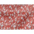 thumbnail image 4 of oneOone Viscose Jersey Dark Peach Fabric Texture & Triangle Geometric Sewing Craft Projects Fabric Prints By Yard 60 Inch Wide, 4 of 5