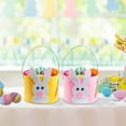 thumbnail image 1 of LSLJS Cute Easter Rabbit Cloth Basket Candy Eggs Buckets Party Decoration For Kids, Easter Basket Stuffers, 1 of 6