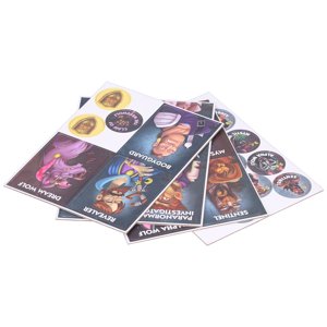 Jeu de cartes interactif, jeu de cartes simple Motif de caricature portable Compact Funny Unique pour les activités de loisirs pour le rassemblement familial #2