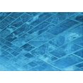 thumbnail image 1 of Ahgly Company Machine Washable Indoor Rectangle Transitional Blue Area Rugs, 2' x 5', 1 of 7