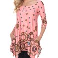 thumbnail image 4 of (coral, s) - Women's Erie Tunic Top, 4 of 4