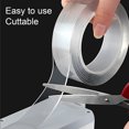 thumbnail image 4 of 1 Roll Double-sided Tape Seamless Self-adhesive Waterproof Transparent Adhesive Tape Wall Sticker for Home, 4 of 7
