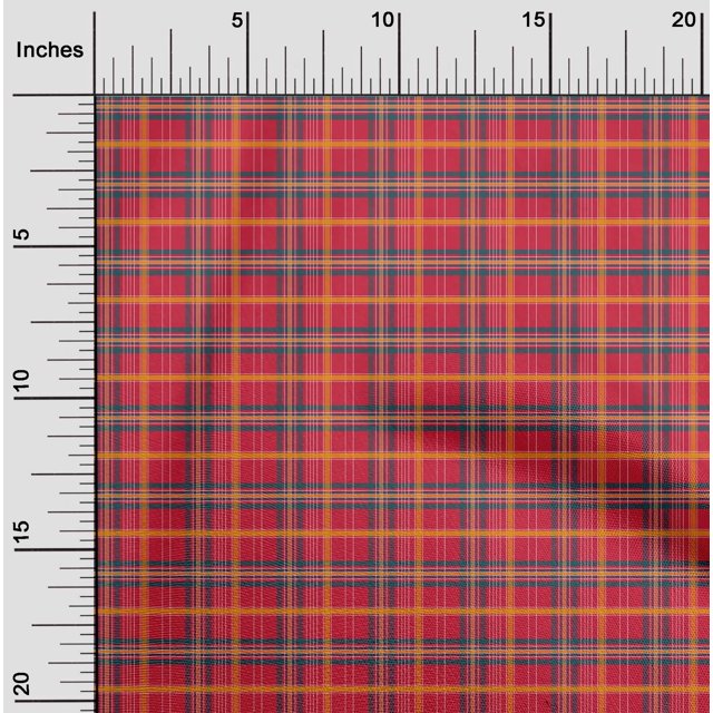 oneOone Cotton Poplin Fabric Madras Check Fabric Prints By Yard 56 Inch Wide