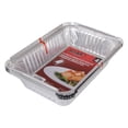 thumbnail image 2 of TITAN Aluminium 3 LB Take Out Containers With Folded Lids, 4 Count, 2 of 4