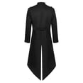 thumbnail image 4 of Vêtements Halloween Smoking Rétro Mi-Long Manteau Punk pour Fêtes et Événements, 4 of 4