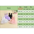 thumbnail image 4 of Fortune 1-6 Ans Fille une Ligne Robe Bambin Sans Manches Arc Tulle Robes Robe d'Anniversaire d'Été, 4 of 8