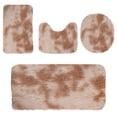 thumbnail image 2 of 4 Set Bath Mats,Bathroom Rug Sets 4 Piece Non Slip,Universal Soft Comfortable Bathroom Rugs,Water Absorption Non-Slip Thick Machine Washable Easy Dry Plush Bath Rugs for Bathroom Floor,Tub,Shower, 2 of 7