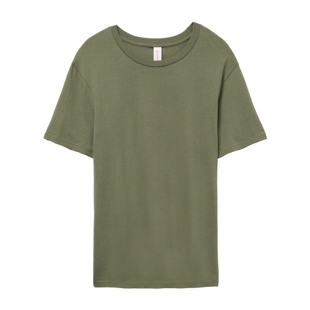 Tee-Shirt Extérieur en Jersey Heavy Wash, S, Armée