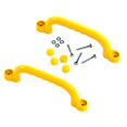 thumbnail image 4 of 2 Pcs Accessoires de Terrain de Jeu avec Vis pour Cabane dans les Arbres Maison de Jeu Gymnase Jungle Jaune, 4 of 8