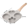thumbnail image 2 of Yhmxh Kitchen Gadgets Kitchen Utensils Maifan Stone Non-stick Pan Hamburger Frying Pan Bottom Thickened and Deepened Flat-bottomed Induction Cooker Universal Mini Omelette Pan Breakfast pot, 2 of 2