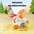 thumbnail image 4 of Feltree Animal Inertia Engineering Toy Car with Chicken Design, Movable Vehicle for Kids Pretend Play and Learning, 4 of 8