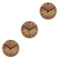 thumbnail image 2 of mmirethe Unique Style Round Wall Clock Timeless For Any Space Durable Construction Decorative Wall Clock As Shown type 5 3Set, 2 of 6