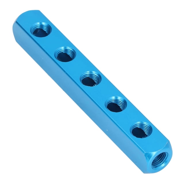 Aluminum Manifold Block Splitter Compatible with Air Pumps Cylinders Compressors for Automation Equipment