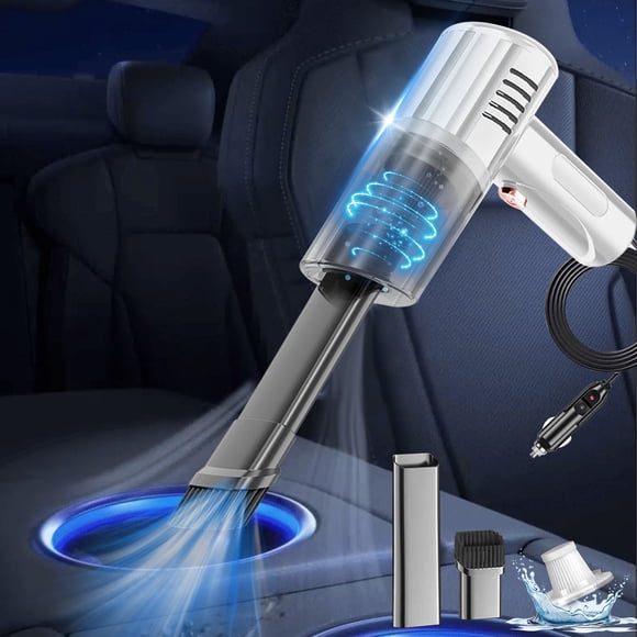 PRETXORVE Handheld Vacuum with Washable Filter Powerful Suction Small Car Vacuum Cleaner Mini Dusts Buster 120W High Power Cleaning for Car
