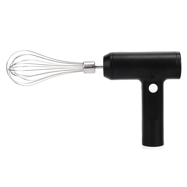 Mixeur à Main Électrique Batterie Lithium 4 Modes Chargement USB Mixeur à Main en Acier Inoxydable Applicable Cuisine
