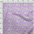 thumbnail image 3 of oneOone Rayon Purple Fabric Abstract Floral Sewing Craft Projects Fabric Prints By Yard 56 Inch Wide, 3 of 5
