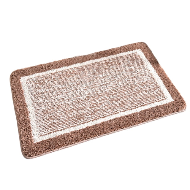 WRKEKC Clearance Bathroom Rugs, Soft And Absorbent Microfiber Bath Rugs, NonSlip Shower Carpet, Machine Wash Dry, Bath Mats for Bathroom Floor, Tub And Shower