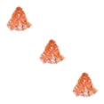 thumbnail image 2 of Baohd Cloth Flower Scarf Soft And Breathable Summer Accessory For Elegant And Fashionable Looks Wide orange 3Set, 2 of 6