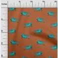 thumbnail image 1 of oneOone Cotton Cambric Fabric Branch & Bird Block Print Sewing Fabric BTY 56 Inch Wide, 1 of 4