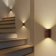 thumbnail image 2 of Tignapoo Applique Murale à Détecteur de Mouvement Infrarouge à Double Tête, Veilleuse LED Rechargeable avec Blanc Chaud (2700K-3000K), Modes Réglables, Portée de Détection de 4 m, Délai de 15 s, Montage Magnétique, Batterie de 500 mAh, Type-C, 2 of 6