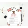 thumbnail image 3 of Inkdotpot Bear Jungle Animals Who Knows Daddy BestBaby Shower GameCards FunActivity Cards Set Of 50Party Theme, 3 of 5
