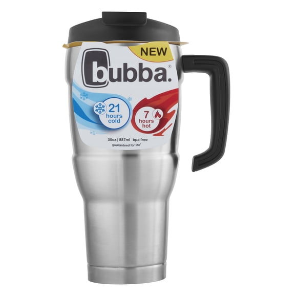 bubba Hero TG Tasse de Voyage en Acier Inoxydable à Isolation sous Vide, 30 Oz, Acier Inoxydable