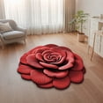 thumbnail image 1 of Yhmxh 3 D Flower Mat Soft Carpet Non-Slip Area Carpet Dining Room Home Bedroom Carpet Floor Washable Rug Anti-slip Rug Decorative Rug Rugs for Living Room Outdoor Rug Bathroom Rugs Kithchen Rug, 1 of 5