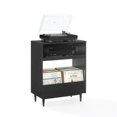 thumbnail image 4 of Crosley Furniture Liam Record Player Stand in Black, 4 of 7