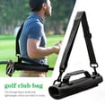 thumbnail image 2 of Golf Bags Men Stand Bag Mini Lightweight Carrier Bag Carry Driving Range Golf Training Case With Adjustable Shoulder Strap Black, 2 of 6