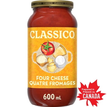 Classico Four Cheese Pasta Sauce, 600 mL Jar